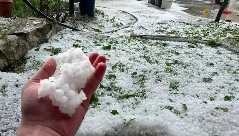 Haziran Ayında Yaşanan Dolu Olayı: Tüm Şehir Beyaza Büründü