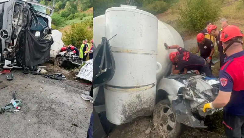 Beton Mikseri Devrildi: Otomobil Üzerine Düştü, Can Kaybı ve Yaralılar Var!