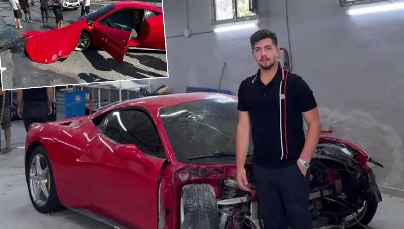 Hurdaya Dönen 15 Milyonluk Ferrari'nin Acı Hikayesi