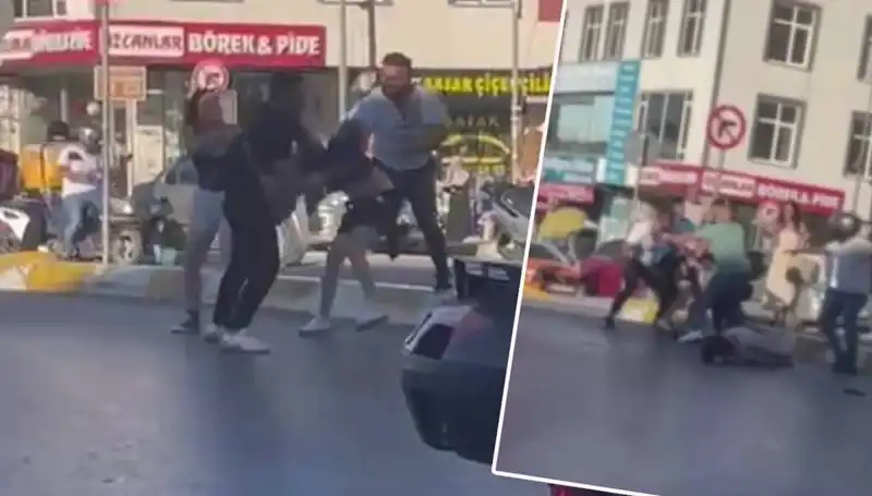 Esenyurt'ta Motosikletli Kadınlara Şok Dayak: Dehşet Anları Kamerada